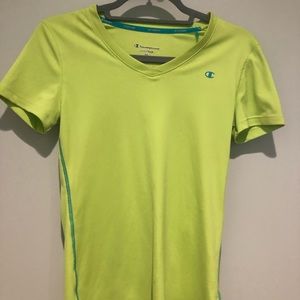 END OF YEAR SALE! | CHAMPION Lime Green PowerTrain V-Neck